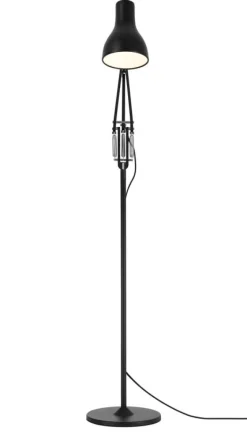 Anglepoise Type 75 golvlampa, jet svart