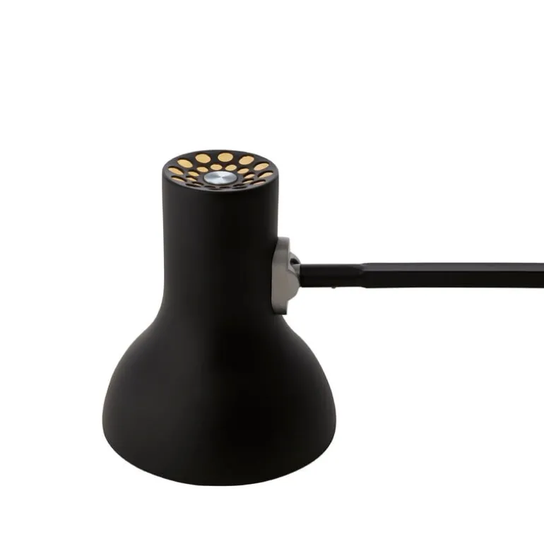 Anglepoise Type 75 Mini skrivbordslampa, jet svart