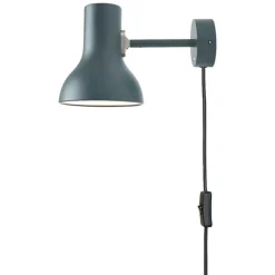 Anglepoise Type 75 Mini vägglampa med kabel, skiffergrå