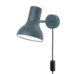 Anglepoise Type 75 Mini vägglampa med kabel, skiffergrå