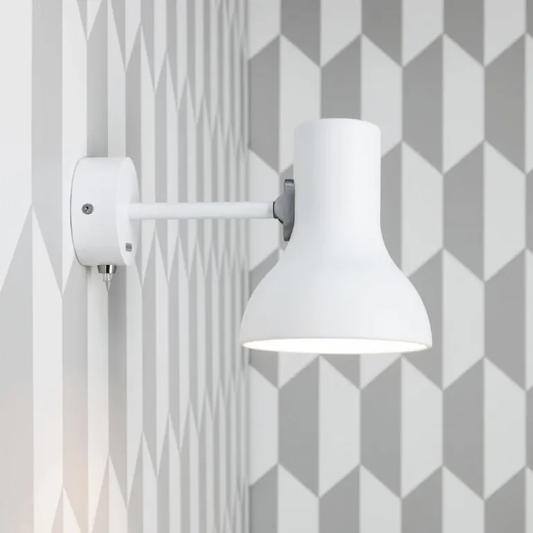 Anglepoise Type 75 Mini vägglampa, alpine white