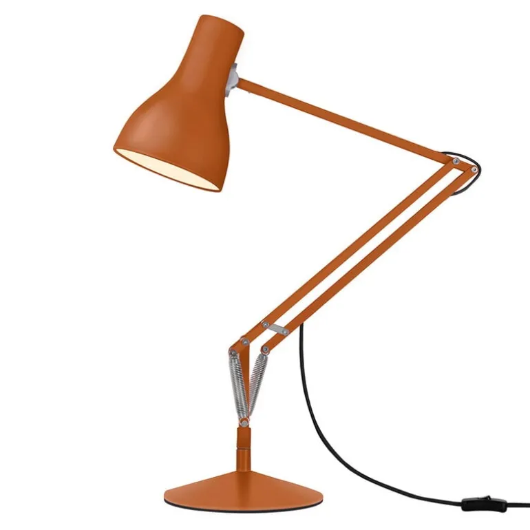 Anglepoise Type 75 skrivbordslampa, Margaret Howell Edition, sienna