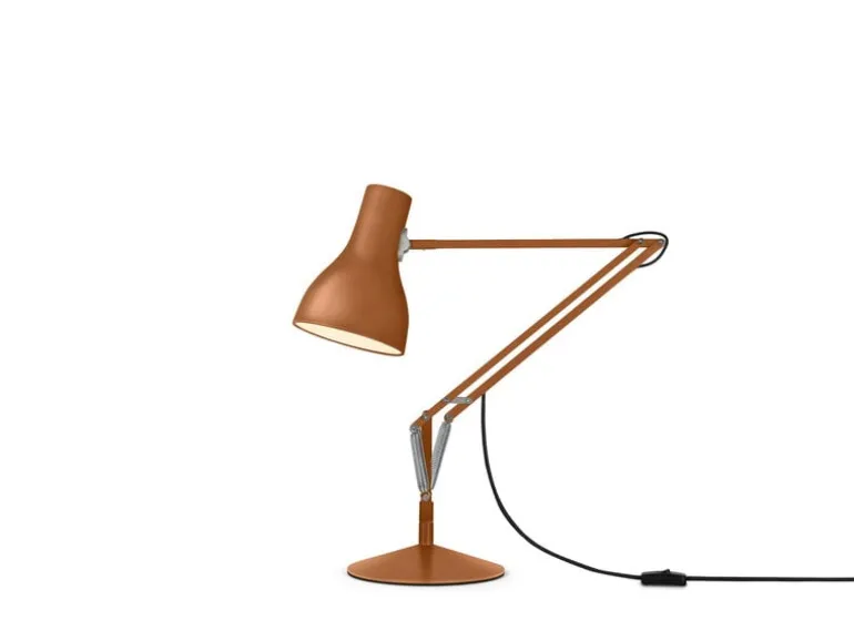 Anglepoise Type 75 skrivbordslampa, Margaret Howell Edition, sienna