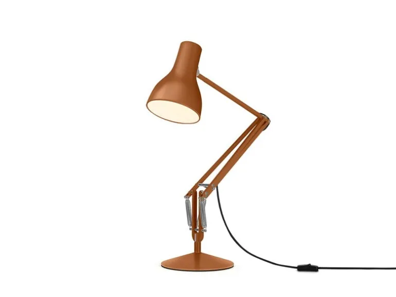 Anglepoise Type 75 skrivbordslampa, Margaret Howell Edition, sienna