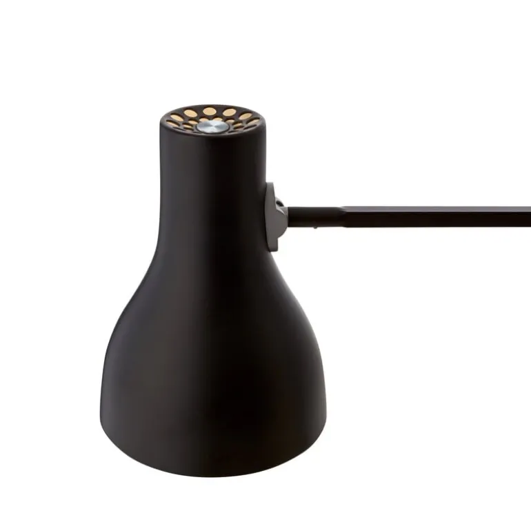 Anglepoise Type 75 skrivbordslampa, jet svart