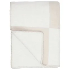 Anno Ala filt, 130 x 180 cm, vit - sandfärgad