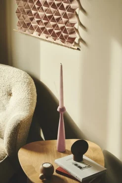 applicata Lily ljusstake, varm ros