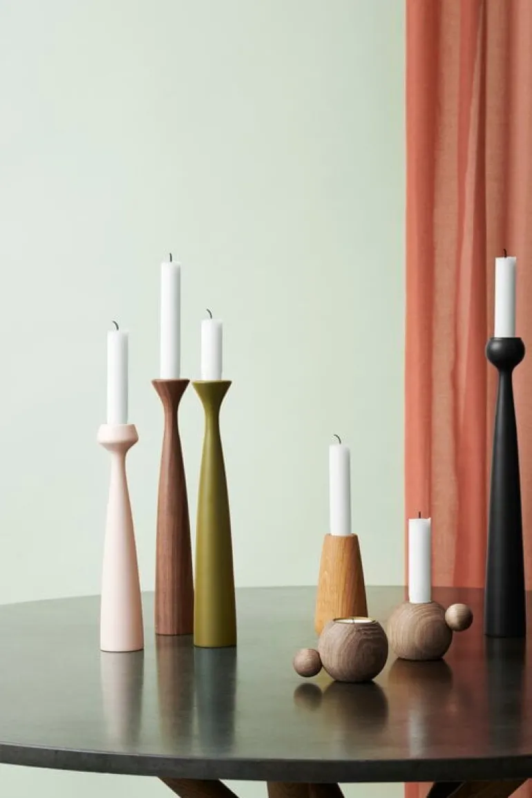 applicata Rose ljusstake, oljad ek