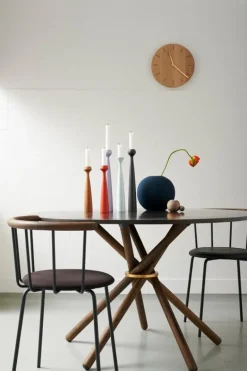 applicata Rose ljusstake, himmelsblå