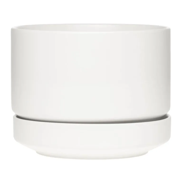 Arabia Arabia blomkruka SN, 19 cm, matt vit