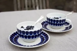 Arabia 24h Tuokio fat, 17 cm, koboltblå