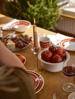 Arabia 24h Tuokio tallrik 26 cm, röd