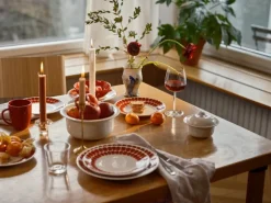 Arabia 24h Tuokio tallrik 26 cm, röd