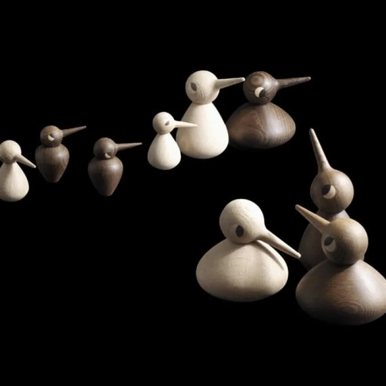 Architectmade Bird, knubbig, rökt ek