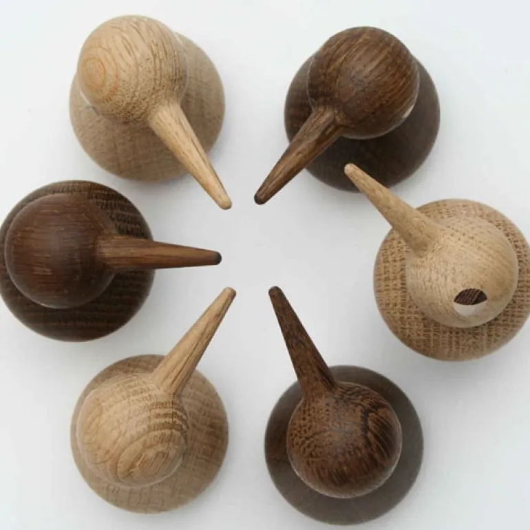 Architectmade Bird, liten, rökt ek