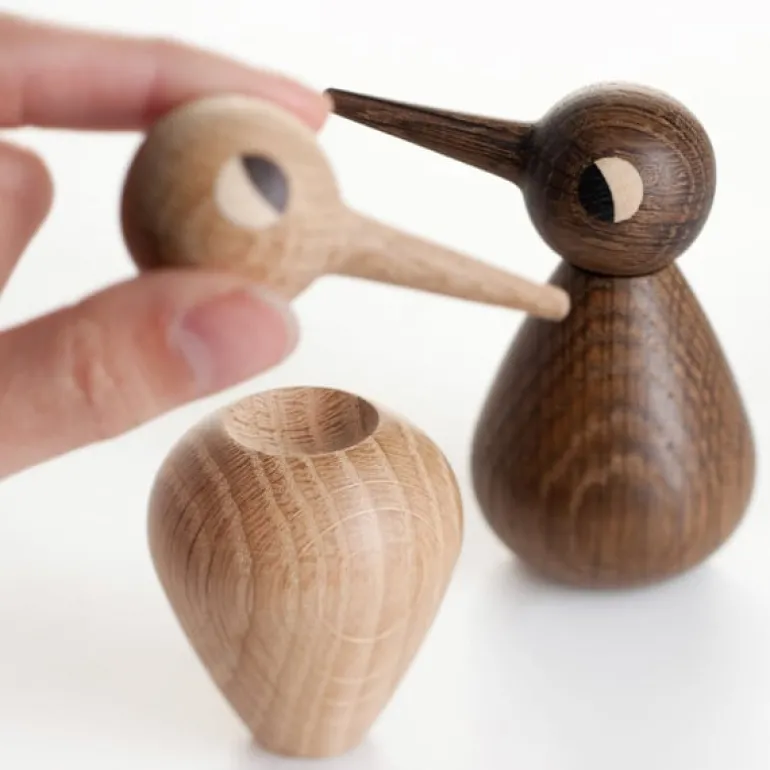 Architectmade Bird, liten, rökt ek