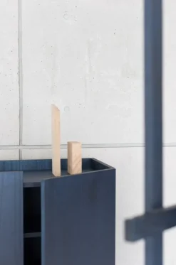 Ariake Aizome skåp, indigo - svart - röd