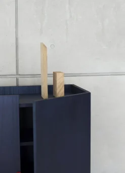 Ariake Aizome wardrobe, indigo - black - red