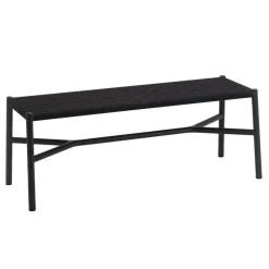 Ariake Ariake bänk, svart - tygremmar