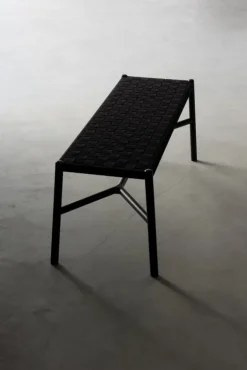 Ariake Ariake bänk, svart - tygremmar