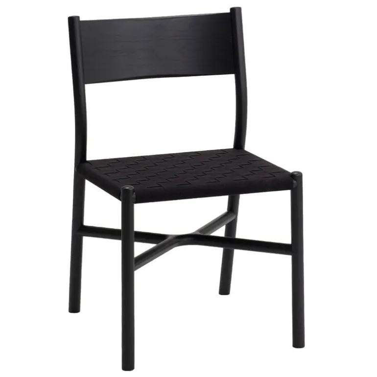 Ariake Ariake stol, svart - tygremmar