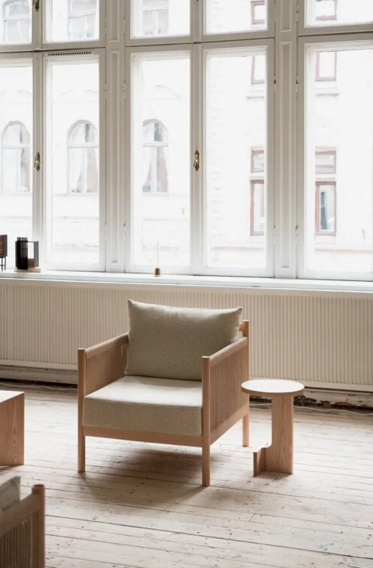 Ariake Braid fåtölj, ek