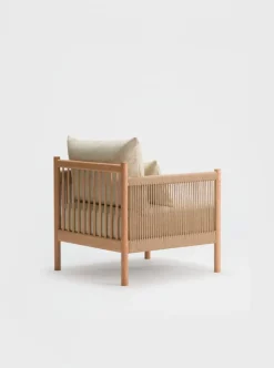 Ariake Braid fåtölj, ek