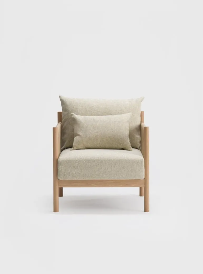 Ariake Braid fåtölj, ek