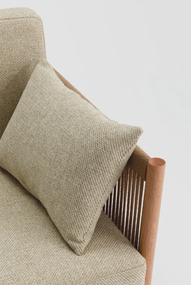 Ariake Braid fåtölj, ek