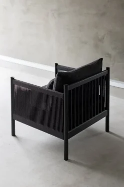 Ariake Braid fåtölj, svart