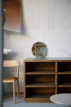 Ariake Split liten spegel, svart