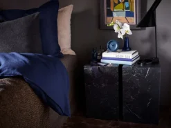 Arne Jacobsen AJ City Hall bordsklocka med larm, stone blue