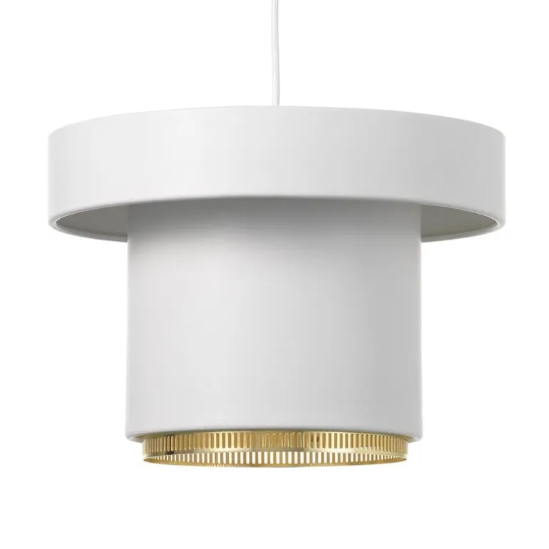 Artek A201 pendellampa, vit - mässing