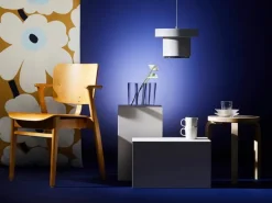 Artek A201 pendellampa, vit - mässing