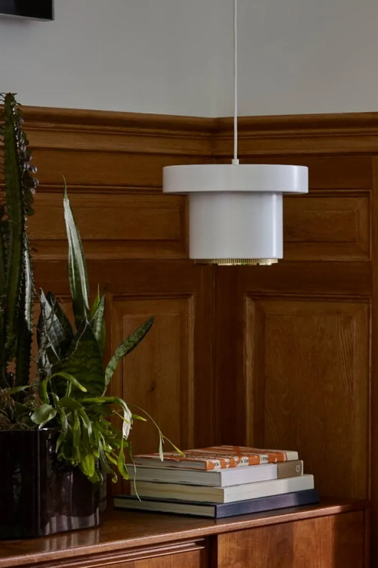 Artek A201 pendellampa, vit - mässing