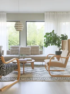 Artek Aalto Armchair 401, honungsbets - Vidar 323