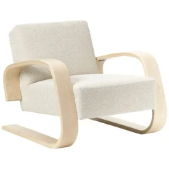 Artek Aalto Armchair 400 ”Tank”, björk - cream/pearl Nubia 02