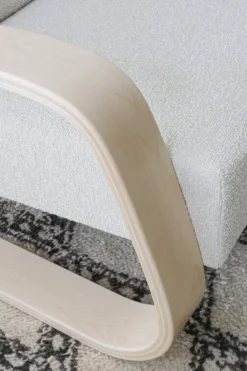 Artek Aalto Armchair 400 ”Tank”, björk - cream/pearl Nubia 02