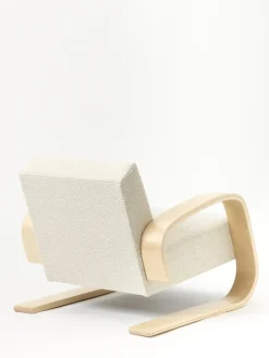 Artek Aalto Armchair 400 ”Tank”, björk - cream/pearl Nubia 02
