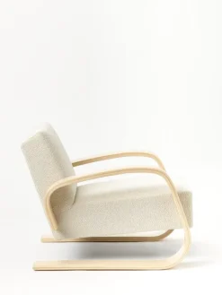 Artek Aalto Armchair 400 ”Tank”, björk - cream/pearl Nubia 02