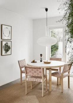 Artek Aalto bord 91, björk - vitt laminat