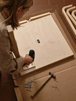 Artek Aalto bord 80C, 60 x 60 cm, björk