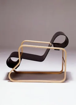 Artek Aalto fåtölj 41 ”Paimio”, svart
