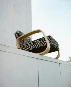 Artek Aalto fåtölj 400 ”Tankstolen”, björk - Zebra