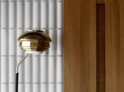 Artek Aalto golvlampa A808, mässing