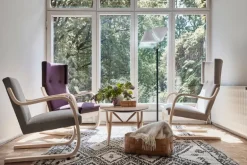 Artek Aalto golvlampa A810, mässing