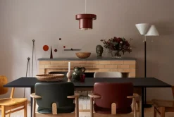 Artek Aalto golvlampa A810, mässing
