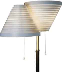Artek Aalto golvlampa A810, mässing