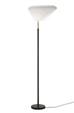 Artek Aalto golvlampa A805, polerad mässing