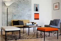 Artek Aalto golvlampa A805, polerad mässing